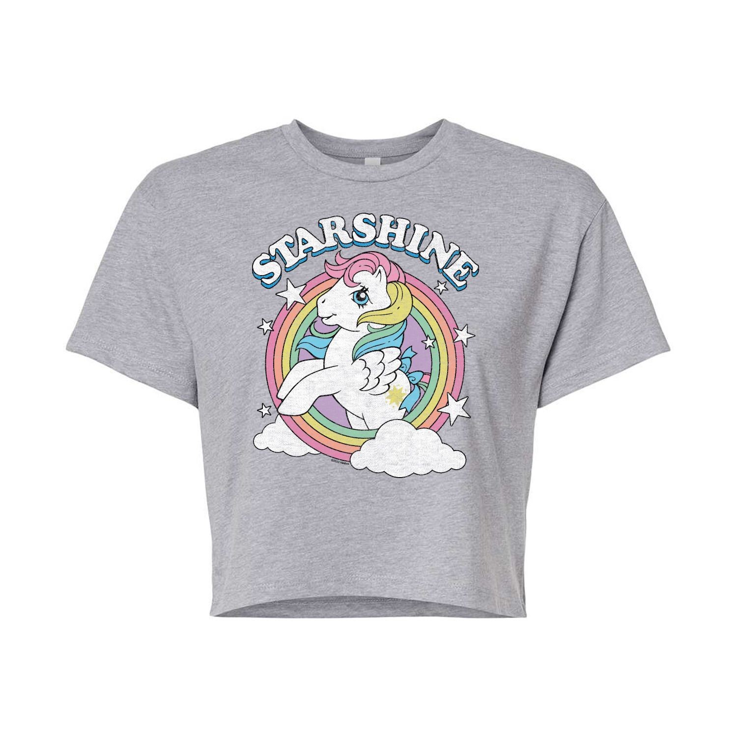 

Укороченная футболка My Little Pony Starshine для юниоров Licensed Character, серый
