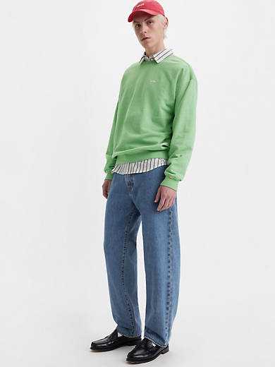 

568 Свободные прямые мужские джинсы Levi's, цвет Blue Essentials - Medium Wash