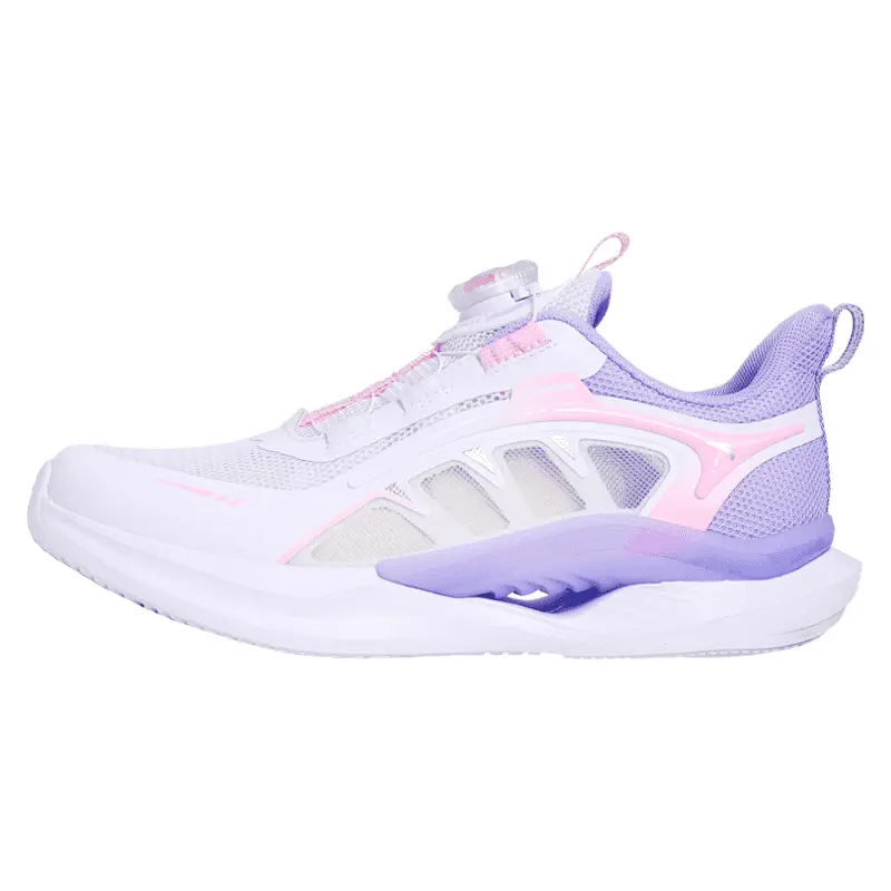 

Низкие детские беговые кроссовки Antakids, Anta белый/Refreshing фиолетовый/Cute Pink