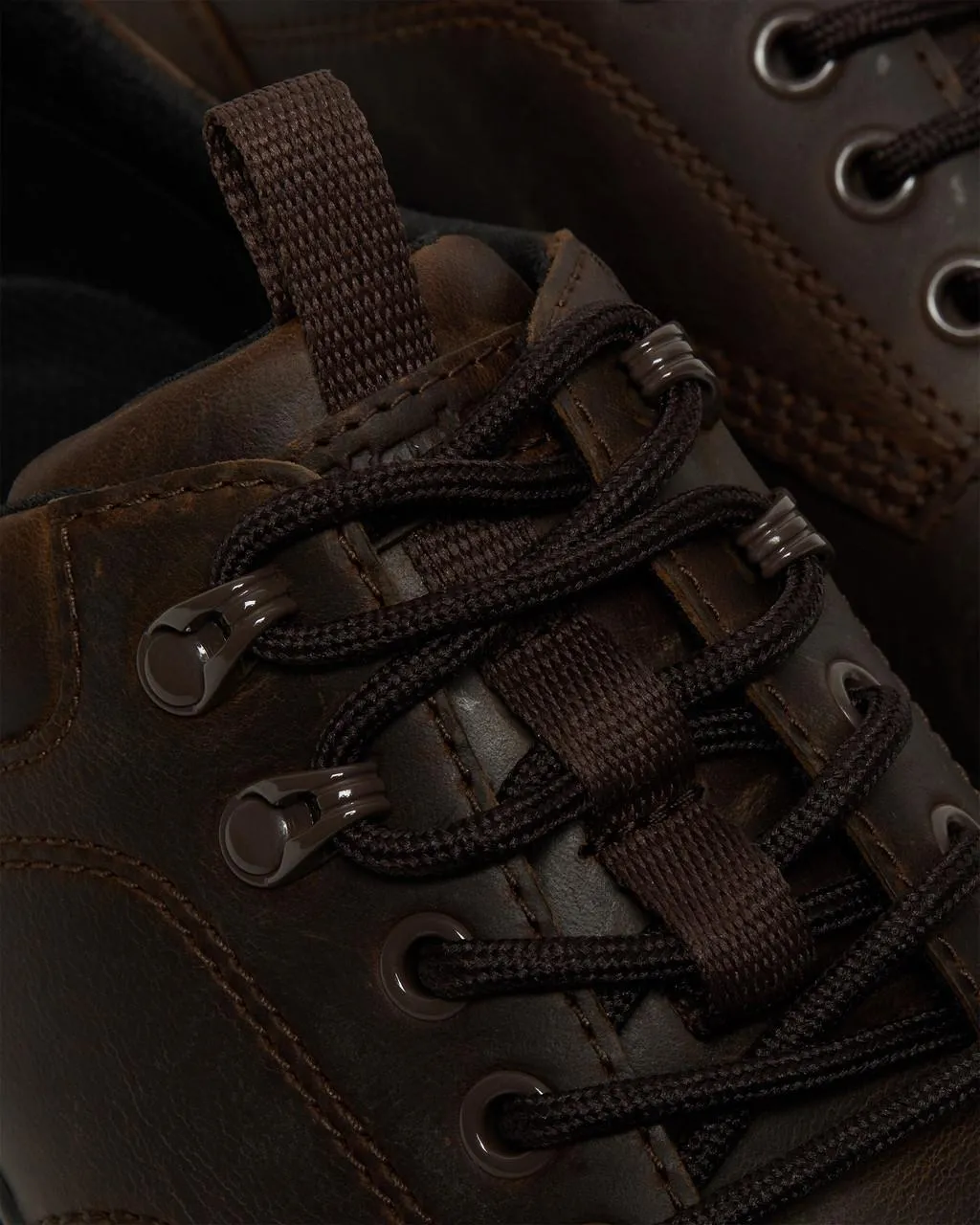 Кожаные туфли Dr. Martens Reeder Crazy Horse, цвет Dark Brown — Crazy Horse — фото 3