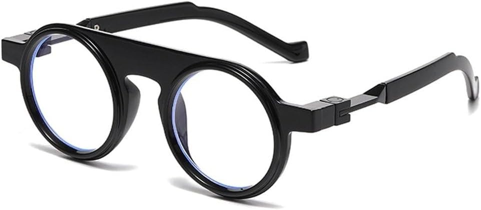 

Ретро круглые женские солнцезащитные очки в стиле панк, модные прозрачные градиентные линзы, защита от УФ-излучения UV400, трендовые мужские солнцезащитные очки SKFGNX, Black Clear