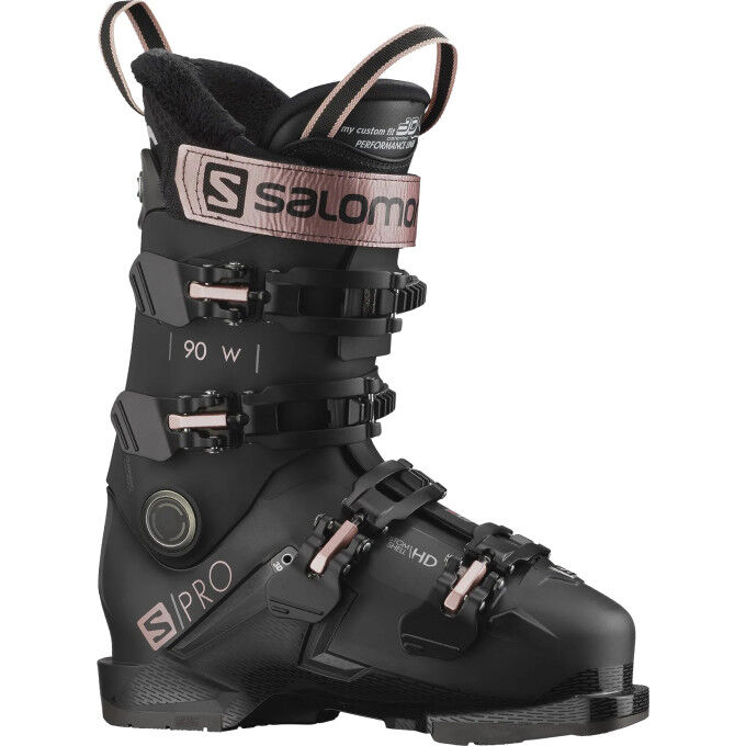 

Горнолыжные ботинки Salomon S/PRO 90 W GW Black / Rose Gold / Belluga, Черный, Горнолыжные ботинки Salomon S/PRO 90 W GW Black / Rose Gold / Belluga