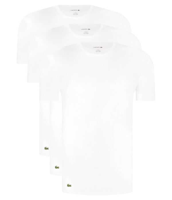 

Футболки 3 шт. Slim fit Lacoste, белый