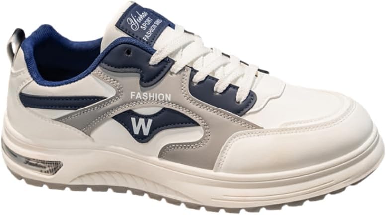 

Мужские модные и молодежные спортивные кроссовки - шнуровка, противоскользящие и долговечные, с комфортной и приятной для кожи внутренней отделкой. Подходят для прогулок и занятий спортом Clolinde, синий