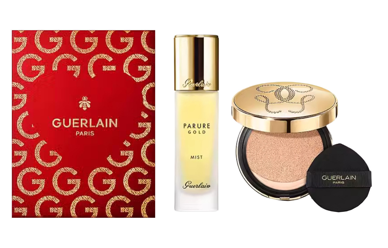 

GUERLAIN JIAOLAN Golden Diamond Radiance спрей-фиксатор макияжа набор для макияжа сияющий корректор тона кожи 14,5г+30мл