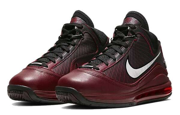 Кроссовки air max lebron 7 ретро Nike, красный — фото 3