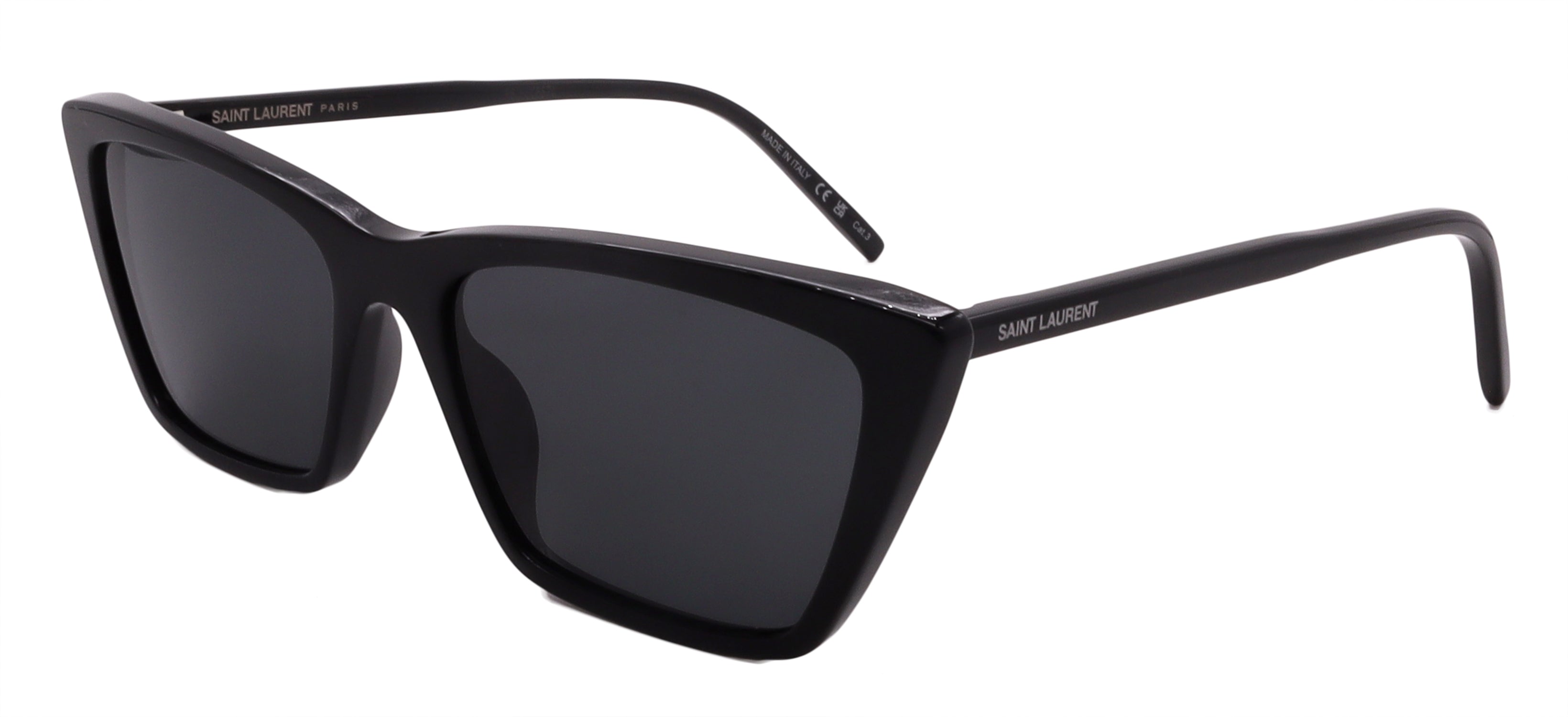 

Солнцезащитные очки Saint Laurent SL 737 MICA THIN-001-54-16-145, неполяризованные Designer, черный