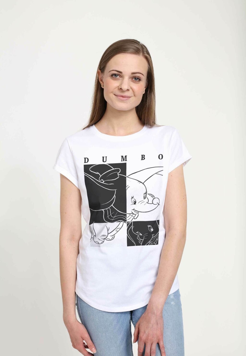

Футболка с принтом DUMBO DUMBO CONTRAST Henry Tiger, белый