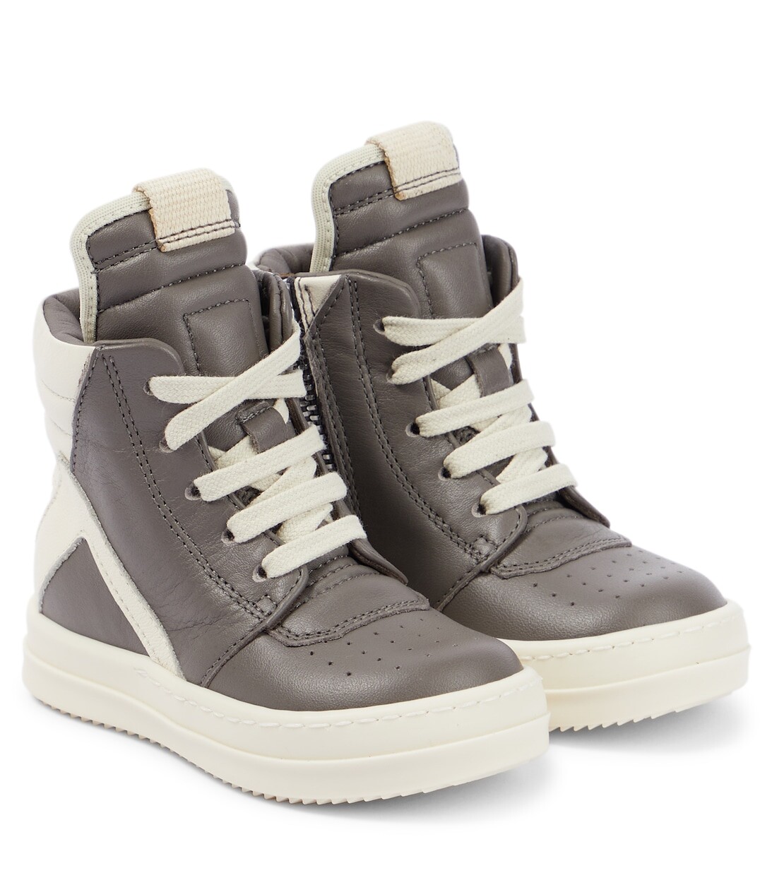 

Высокие кеды Baby Geo Rick Owens, серый