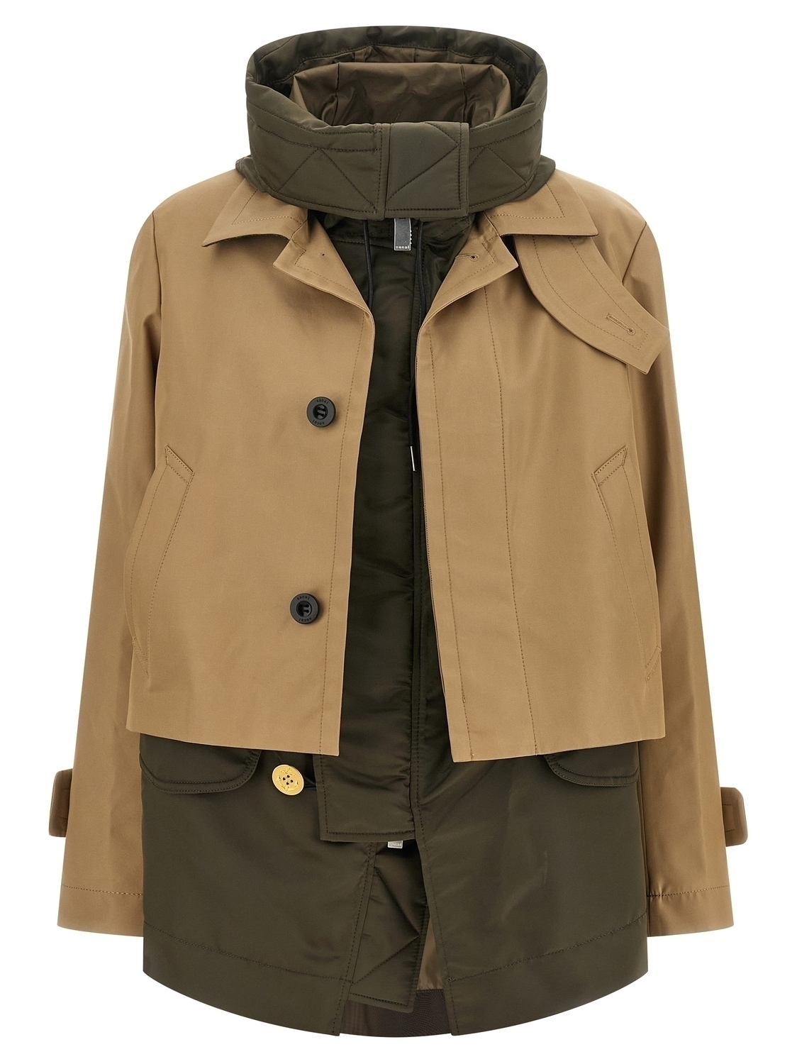 

Куртка с двойным слоем SACAI, мультиколор