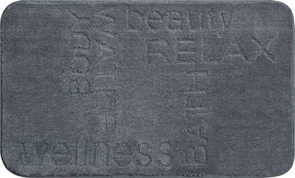 

Коврик для ванной FEELING 60x90см антрацит GRUND, серый