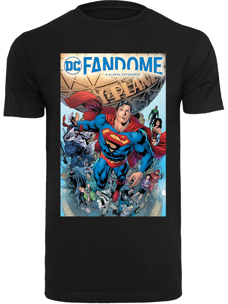 

Рубашка F4NT4STIC DC Comics Fandome Superman Superheld Collage, черный