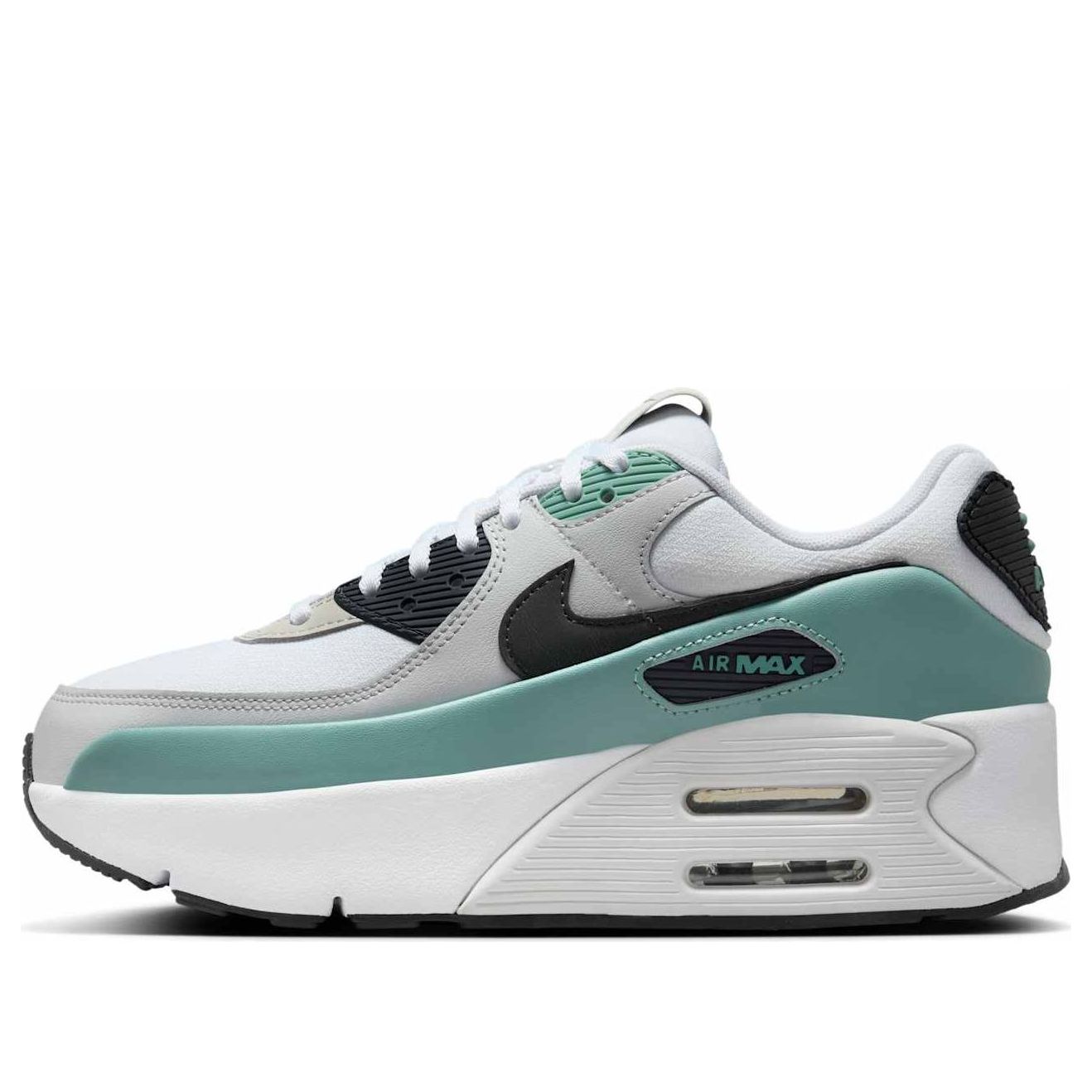 Кроссовки (WMNS) Nike Air Max 90 LV8 'White Cannon Vast Grey'