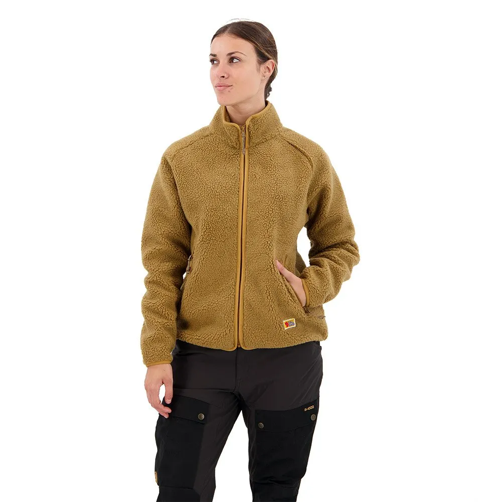 

Флис Fjällräven Vardag Pile full zip, коричневый
