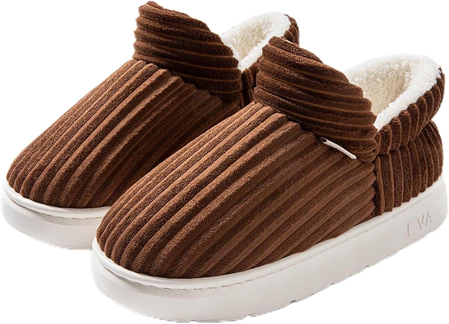 

Женские и мужские ботильоны-тапочки с плюшевой подкладкой, теплые для дома и улицы, удобные, с флисовой подкладкой и стелькой с эффектом памяти, с противоскользящей подошвой Generic, 01 Coffee