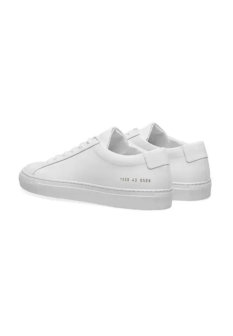 Кроссовки мужские, кожа, плоская подошва, Common Projects, 1528 0506, белый — фото 4