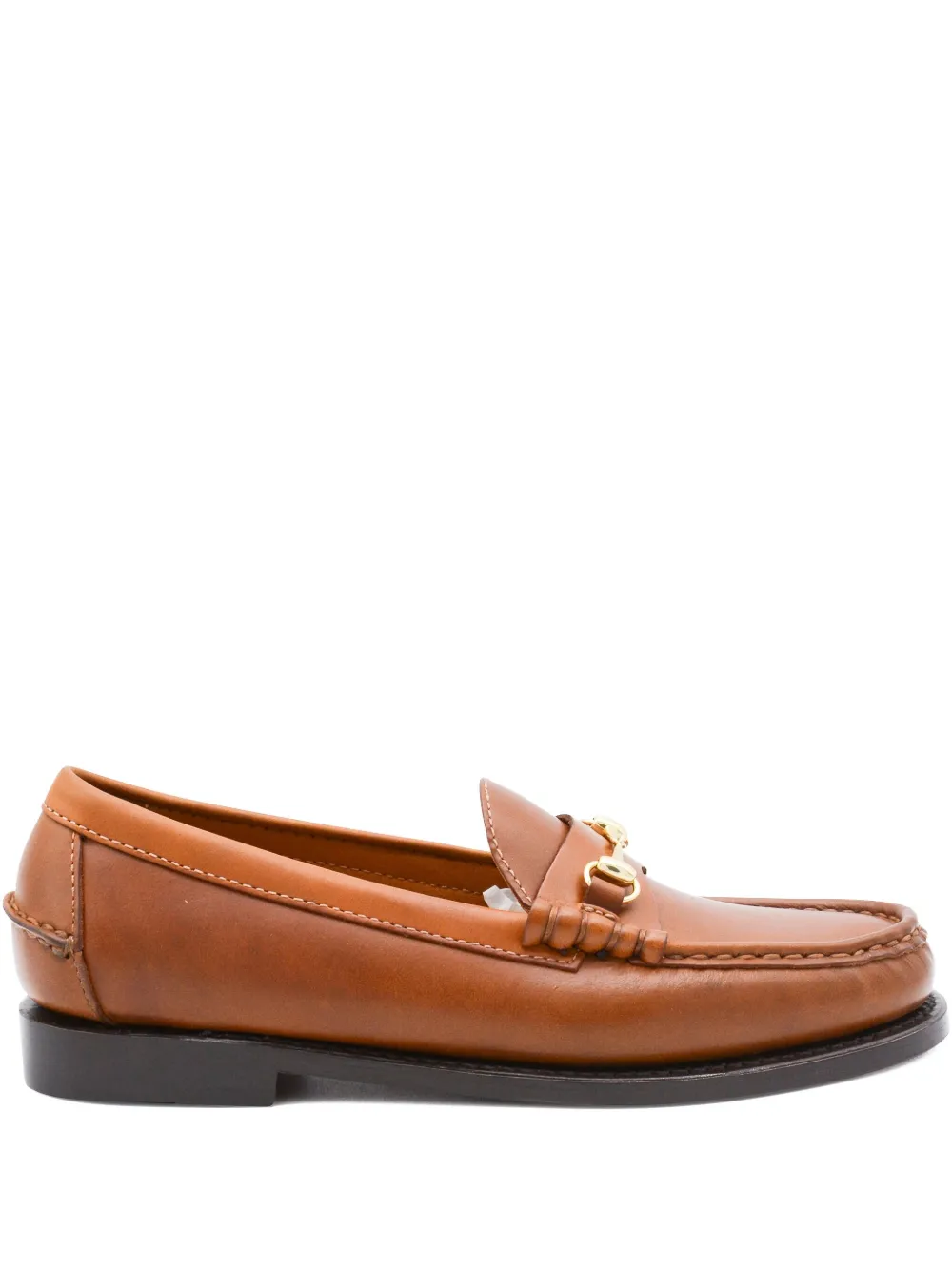 Кожаные лоферы с пряжкой Horsebit Sebago, коричневый