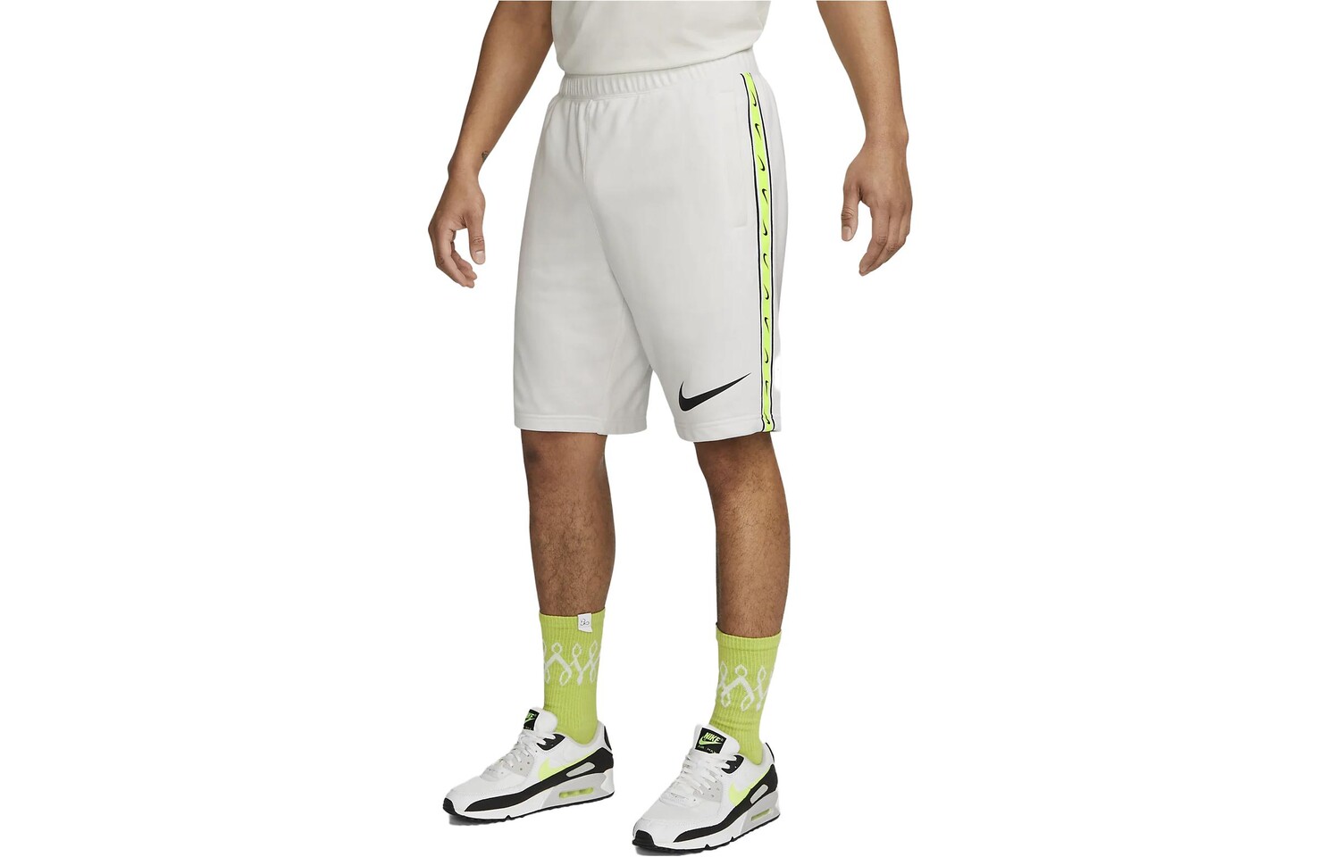 

Повседневные шорты мужские белые Nike, белый