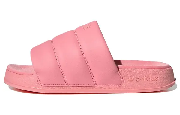 Тапочки adilette essential slides 'super pop' Adidas, мультиколор — фото 2
