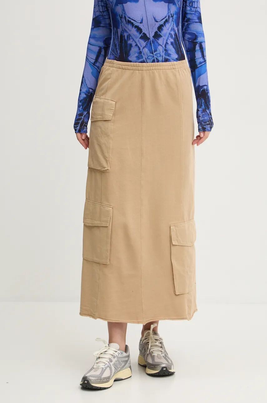 

Юбка Desigual PRESTON из хлопка, бежевый