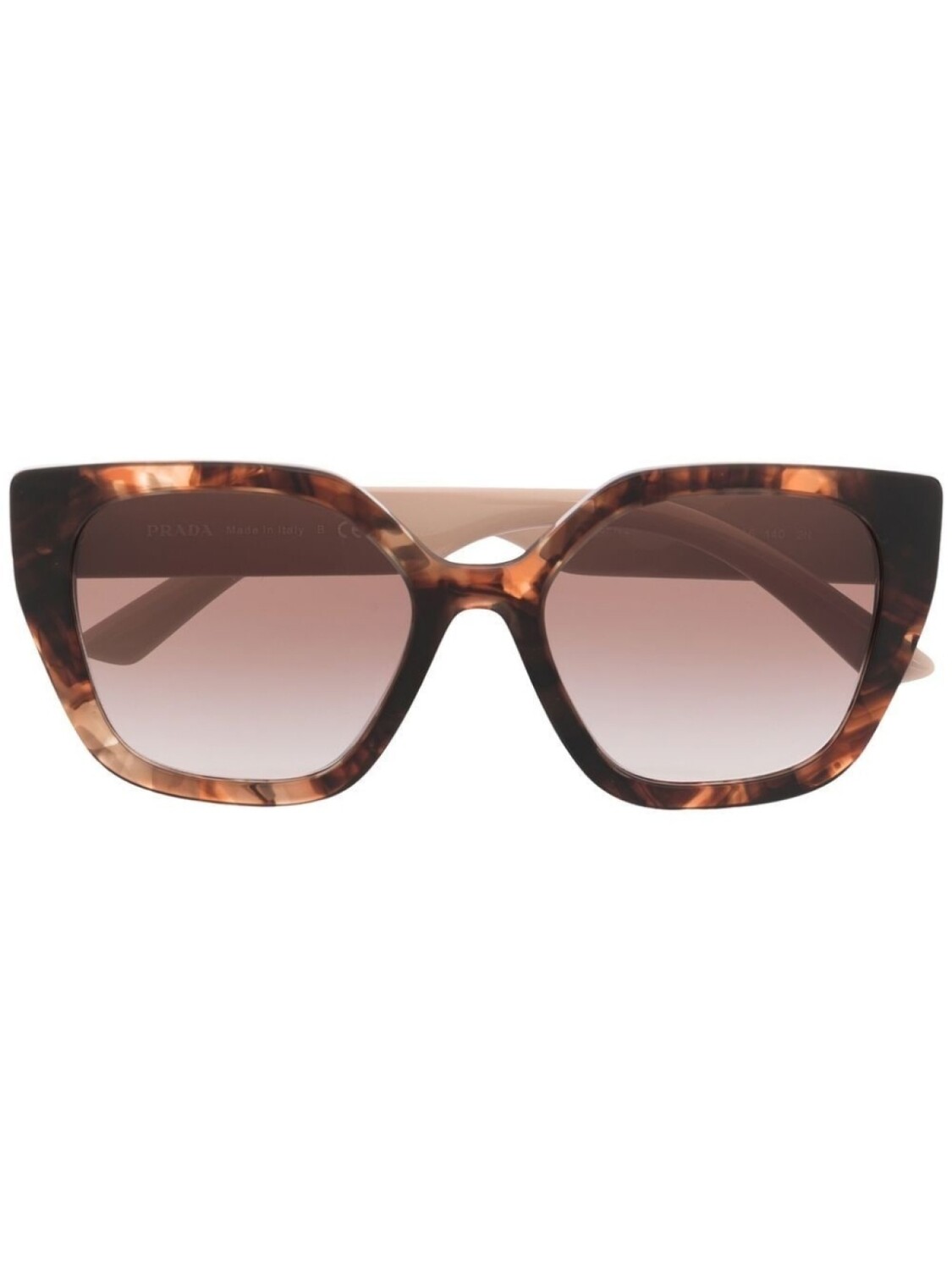 

Prada Eyewear очки в оправе черепаховой расцветки, коричневый