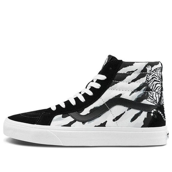 

Кроссовки sk8-hi reissue high-top sneakers black/white Vans, черный