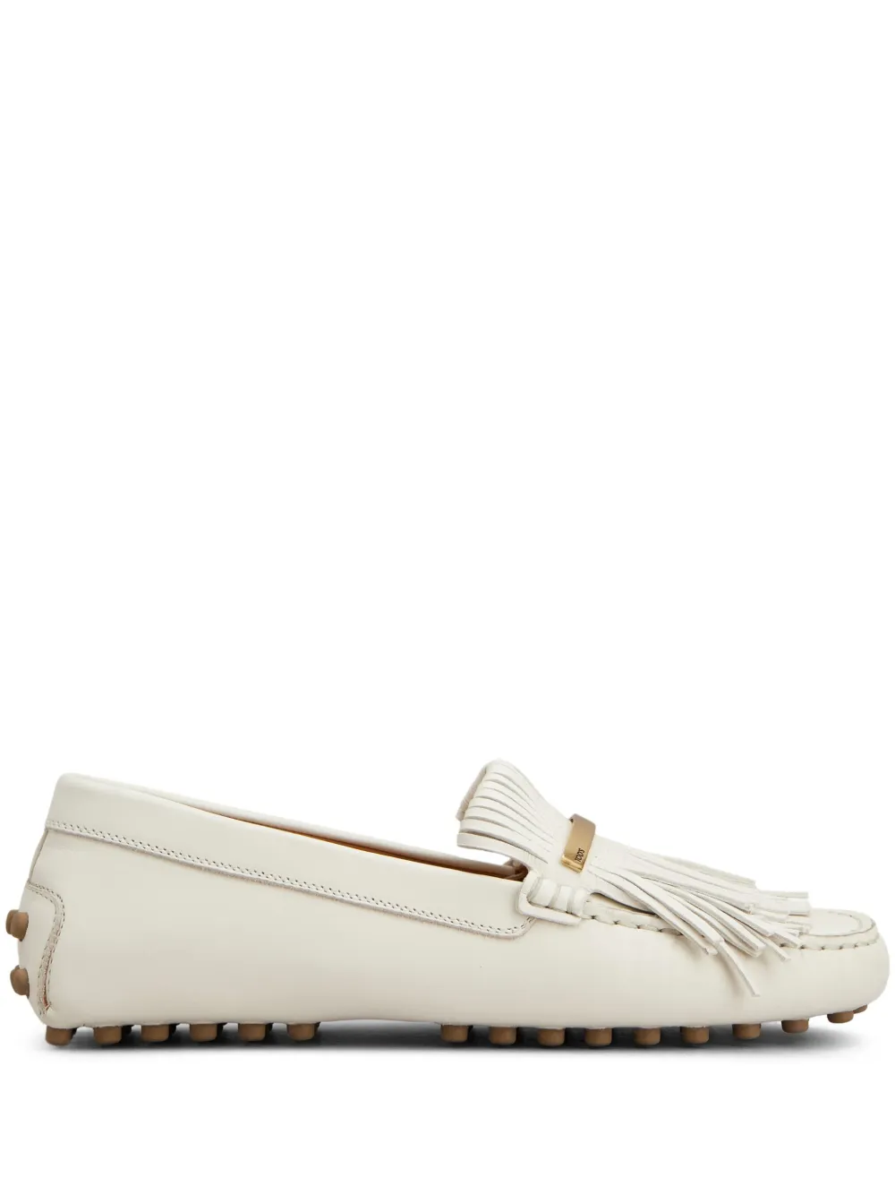Лоферы с бахромой TOD'S, белый