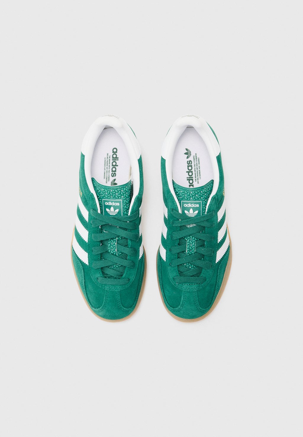 Кроссовки GAZELLE INDOOR UNISEX Adidas Originals, зеленый — фото 4