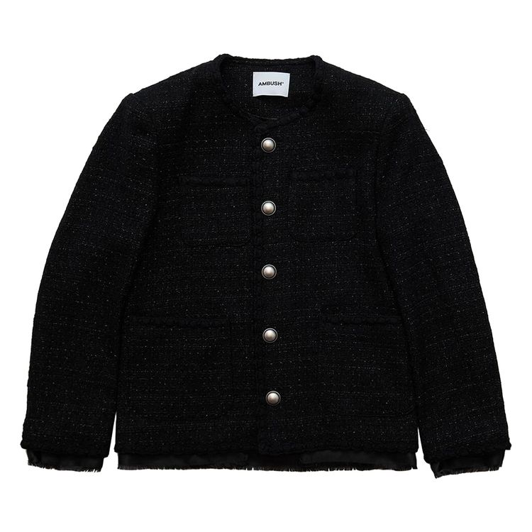 

Куртка Ambush Tweed Jacket 'Black', черный