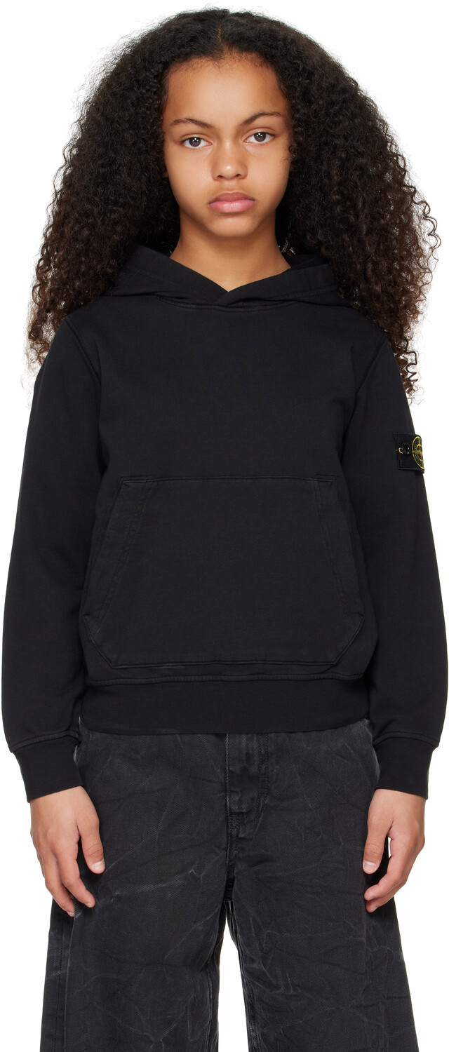 

Детская толстовка с капюшоном из органического хлопка 61620 Stone Island Junior