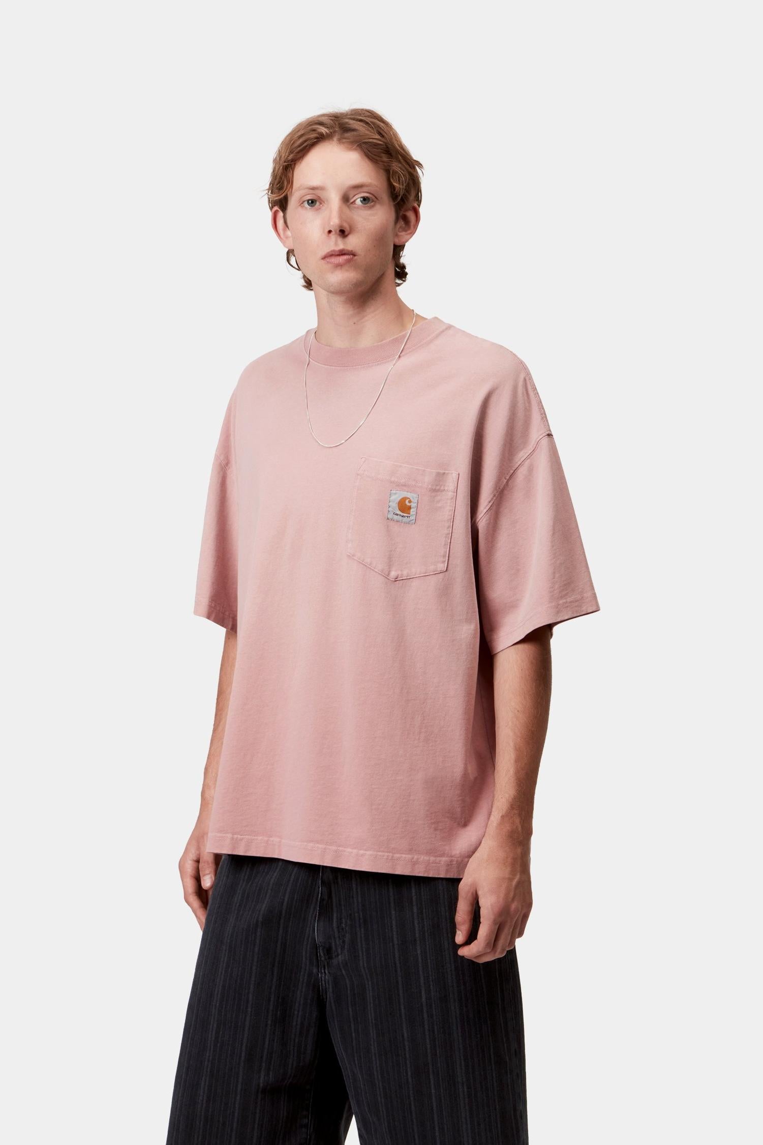 

Футболка Hudson с карманом Carhartt, Daphne (Chalk Wash)