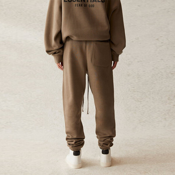Спортивные штаны Fear of God Essentials SS21 Sweatpant Taupe, коричневый — фото 4