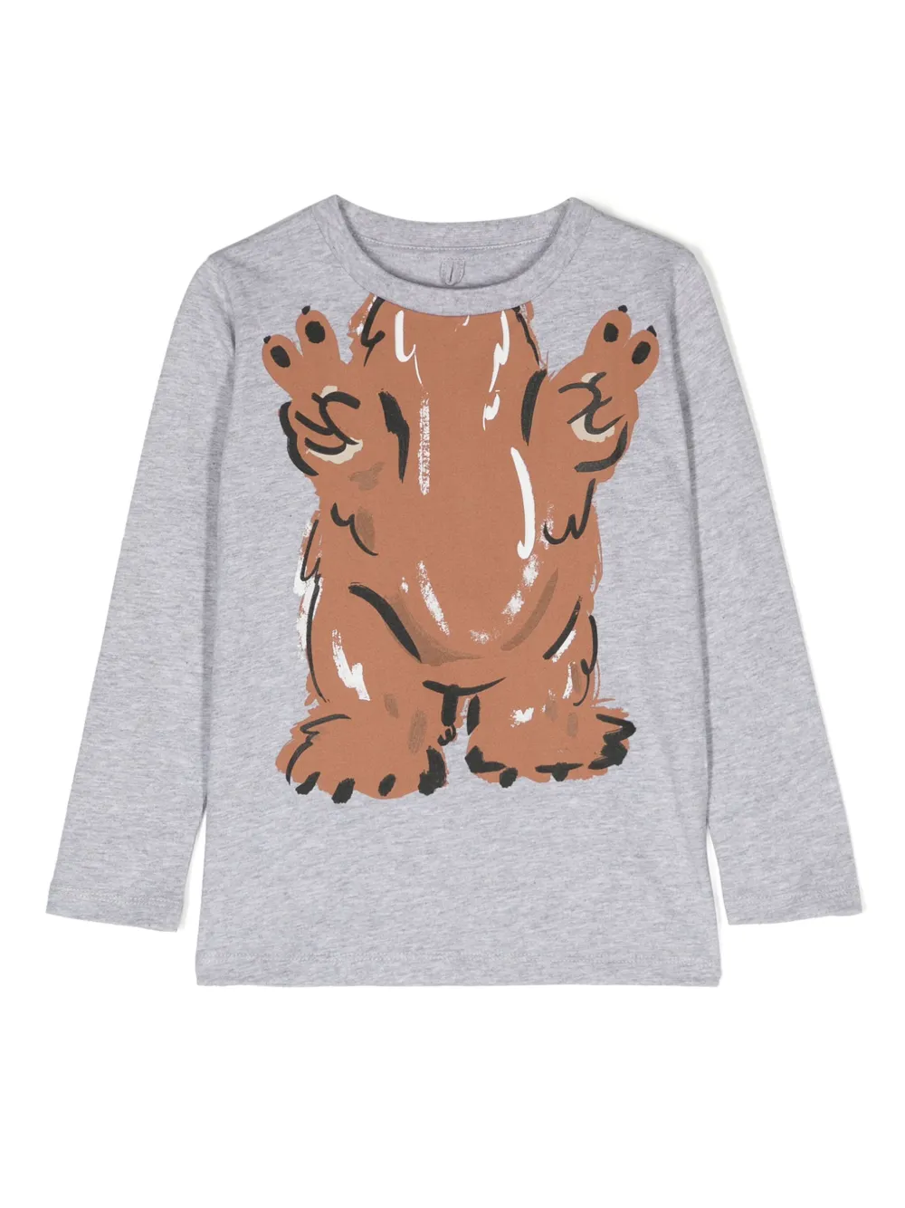 

Футболка с принтом Stella Mccartney Kids, серый
