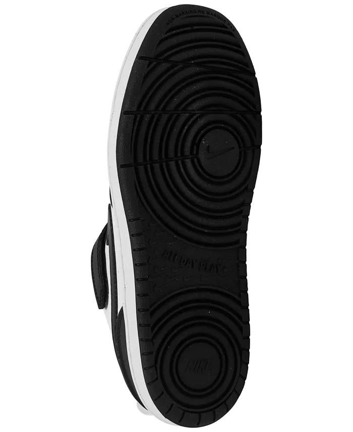 Детские повседневные кеды Court Borough Low Recraft с застежкой на липучке от Finish Line Nike, мультиколор — фото 2