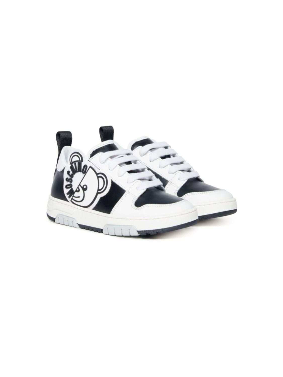 

Moschino Kids кроссовки с логотипом, белый
