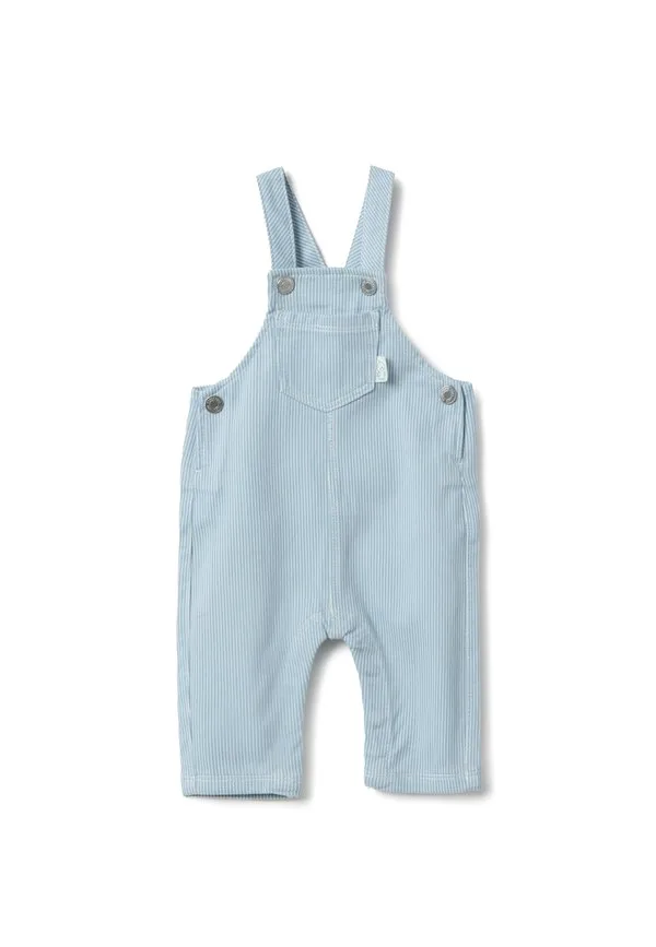 Полосатый комбинезон прямого кроя. Ovs, Soft Blue