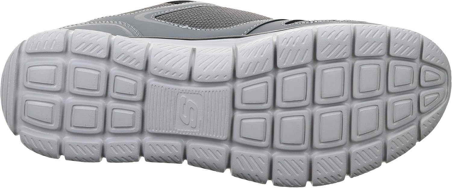 Мужские кроссовки Skechers Track Ezral без шнурков, красный/угольный — фото 2