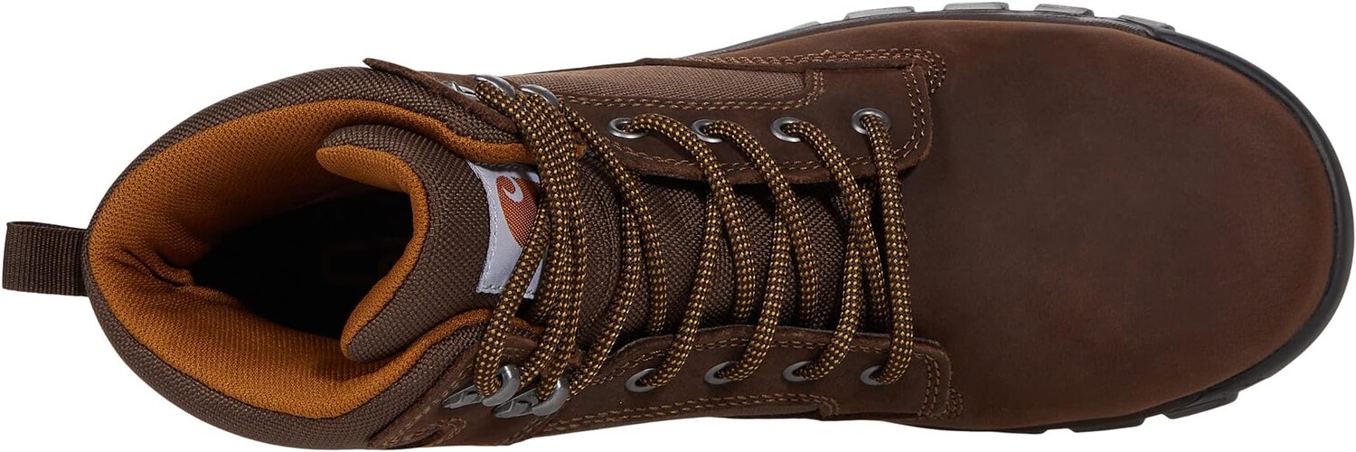 Рабочая обувь водонепроницаемая со стальным носком Rugged Flex 6" Waterproof Steel Toe Carhartt, цвет Chocolate Brown Oil Tanned — фото 2