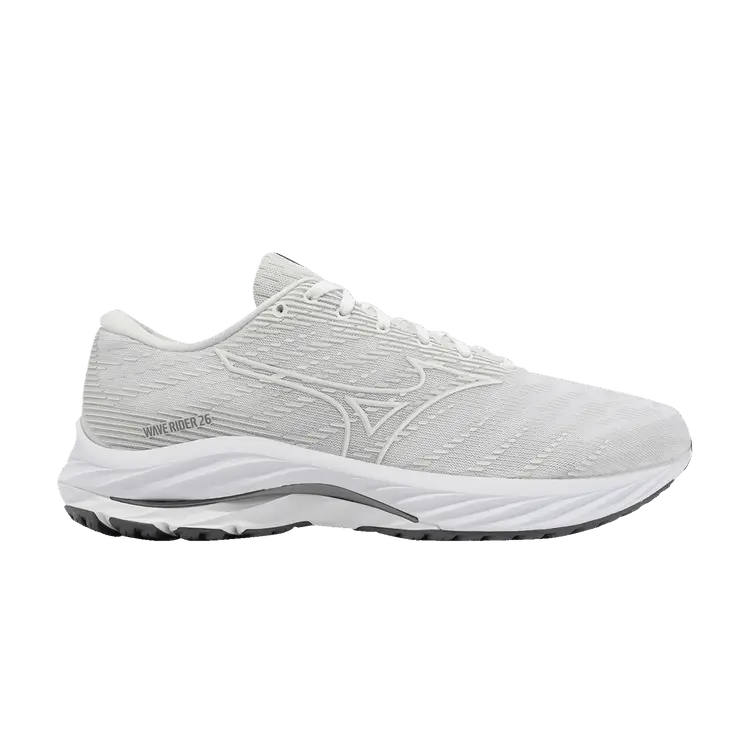 

Кроссовки Mizuno Wave Rider 26 Super Wide 'White Grey', белый