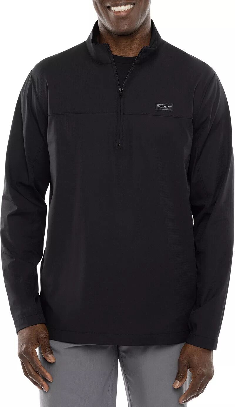 

Мужская куртка на молнии TravisMathew Wanderlust на молнии 1/4, черный
