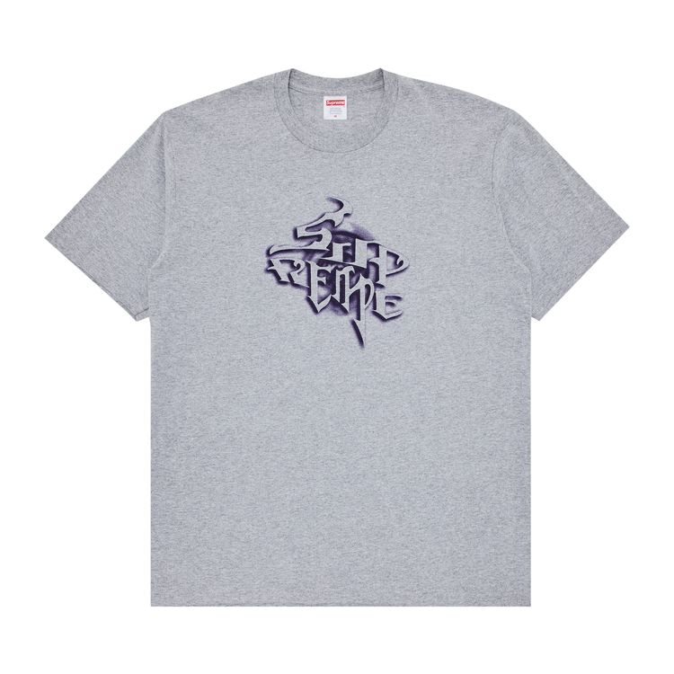 

Футболка Supreme Smoke Tee Heather Grey, серый