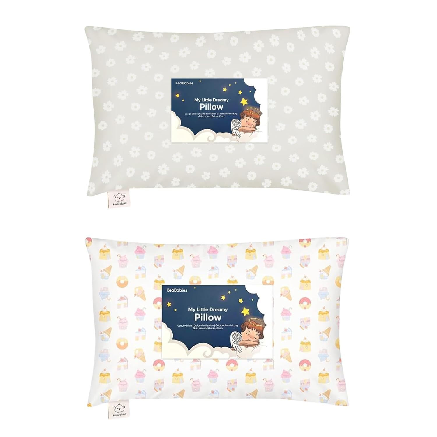 

Kea Подушка для малышей с наволочкой - 13x18 My Little Dreamy Pillow, подушки для сна для малышей из органического хлопка, детские подушки, дорожные подушки, мини-подушка, детская подушка, подушка для детской кроватки KeaBabies
