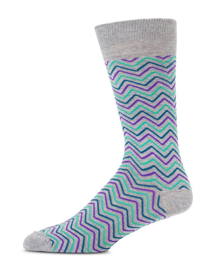 

Мужские носки Cotton & Nylon Mini Zigzag из магазина Bloomingdale's – эксклюзив The Men's Store at Bloomingdale's, серый