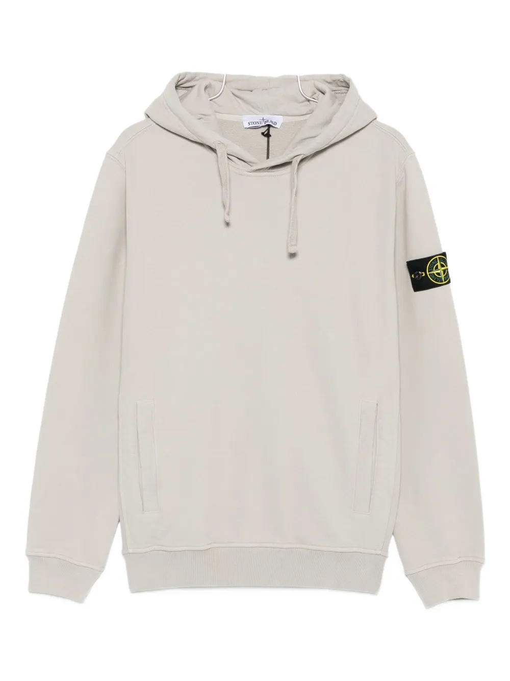 

Худи с нашивкой Compass Stone Island, серый