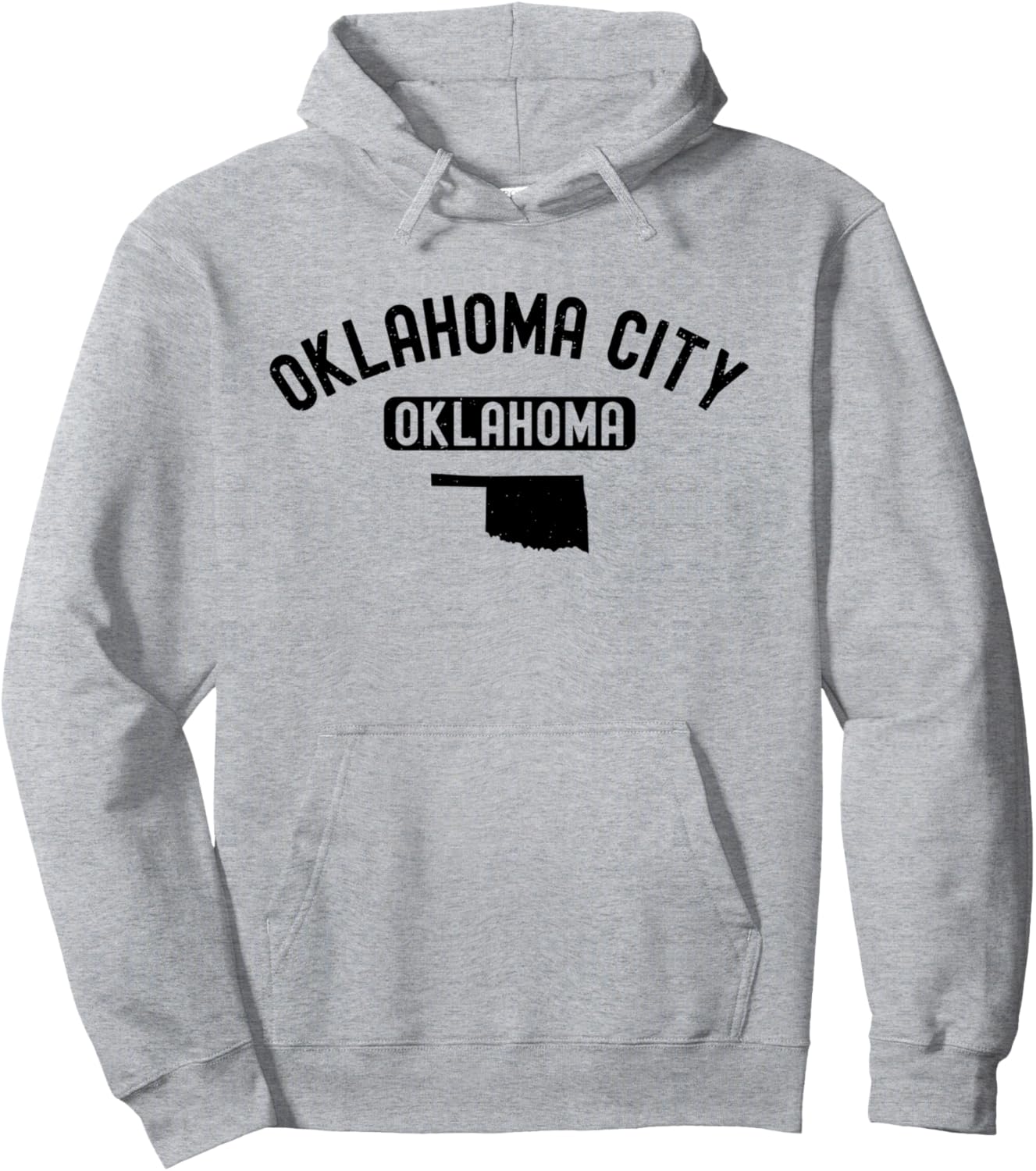 

Худи Oklahoma City Retro Sooner State Tulsa Edmond Norman 405 Oklahoma Tee Co, серый