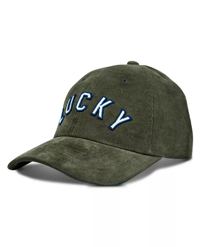

Женская бейсболка из вельвета Lucky Brand, зеленый