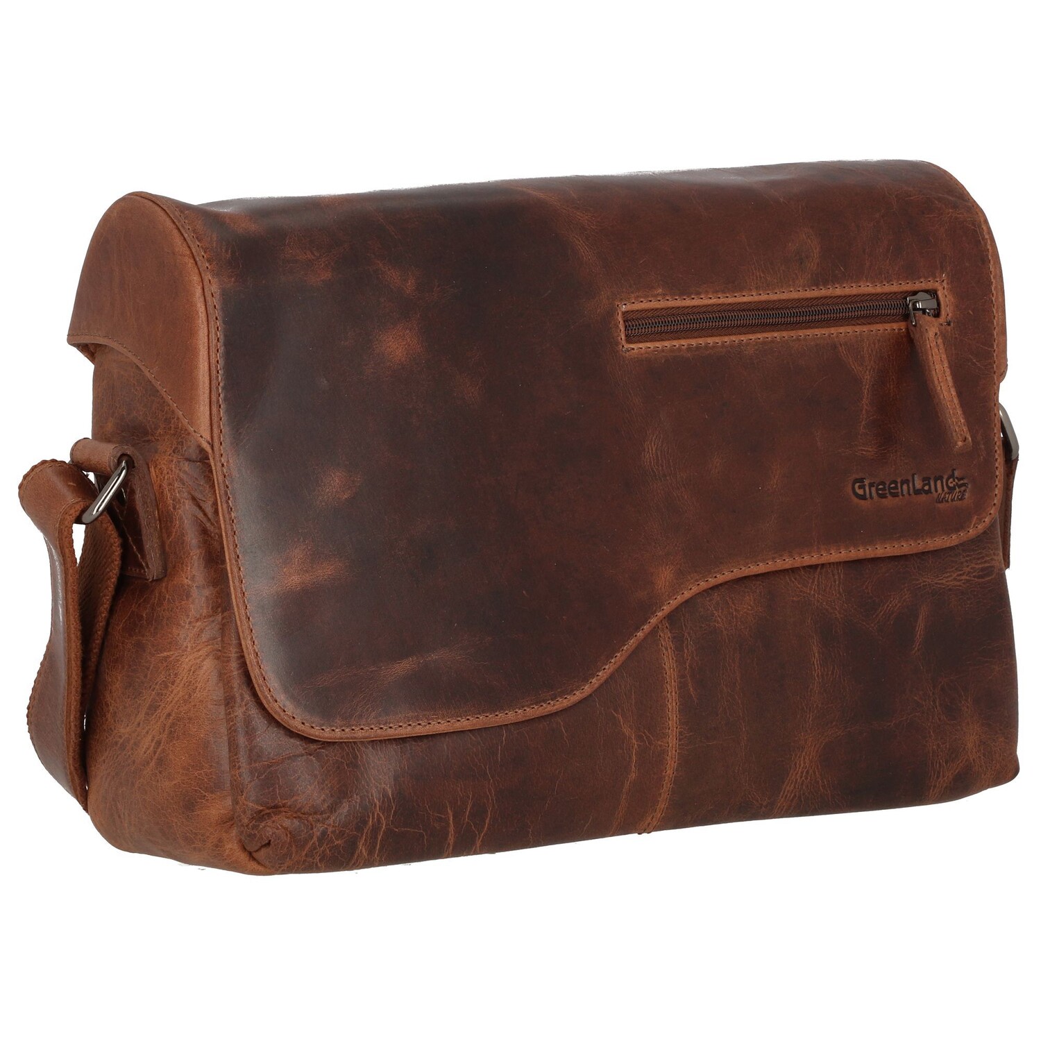 

Сумка Greenland Nature Montana Aktentasche Leder 35 cm, коричневый