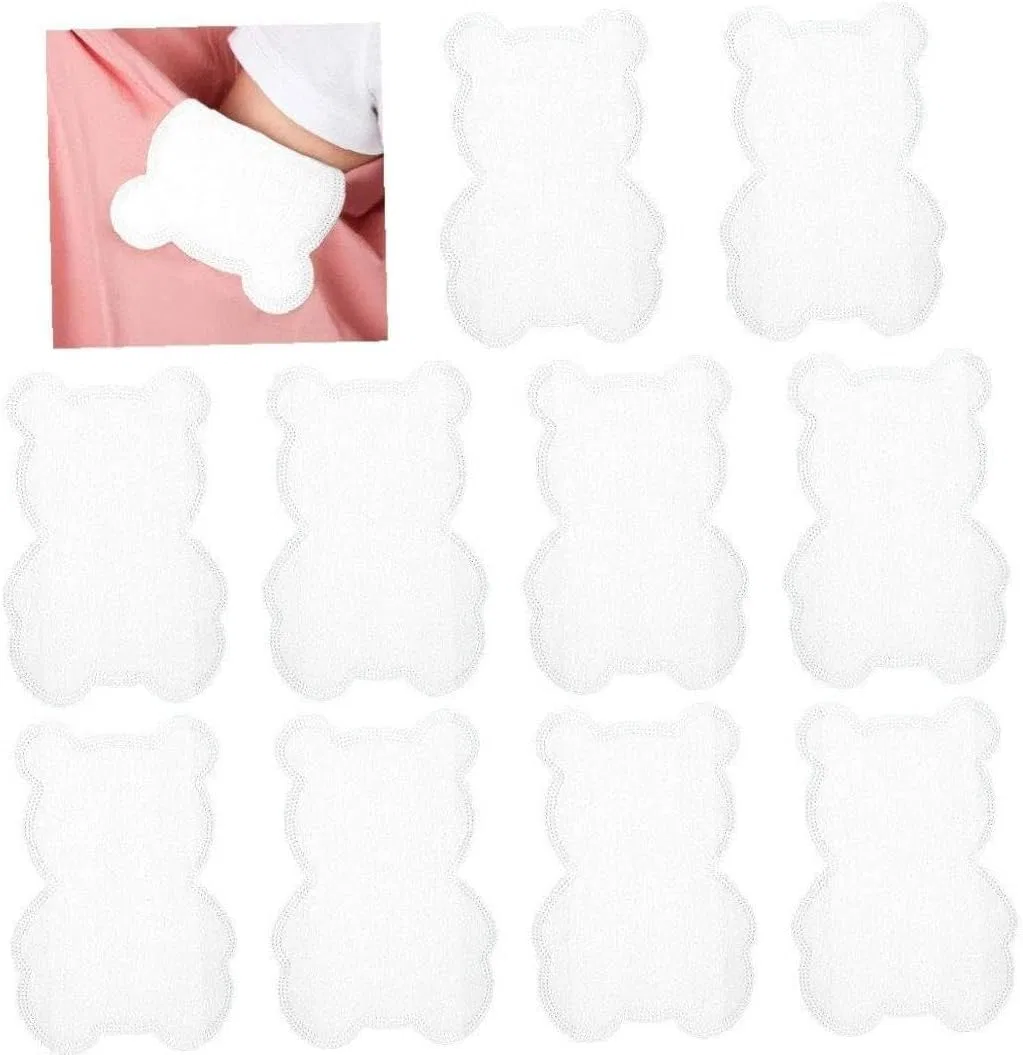 Дезодорант-вкладыши подмышечные хлопковые Simamile, 10 шт, белые — фото 2