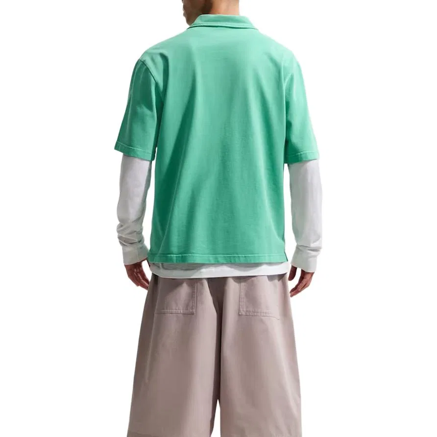 Спортивная рубашка-поло Sportswear Club мужская Nike, Peacock Stone Color — фото 4