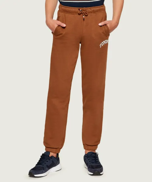 

Поднятые университетские спортивные штаны Regular fit Tommy Hilfiger, коричневый